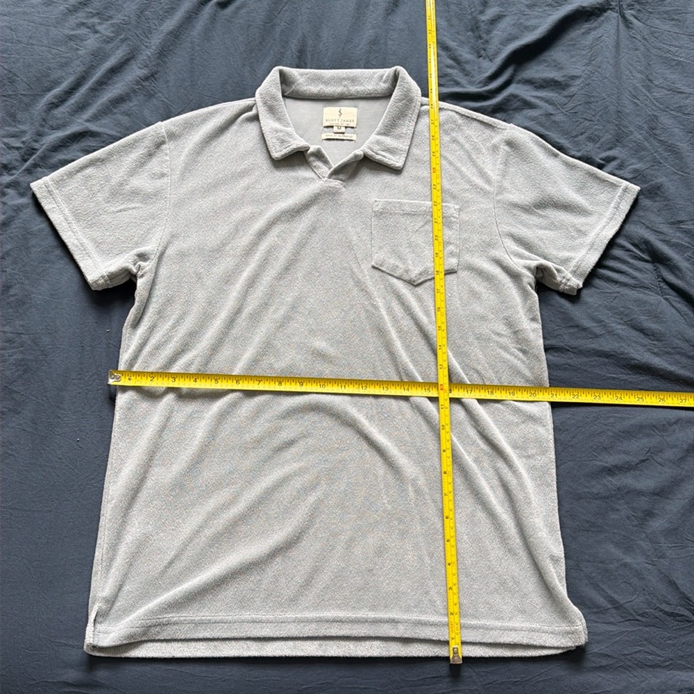 SCOTT JAMES MEDIUM POLO, light blue - unique texture